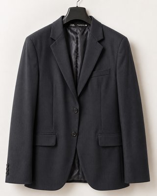Americana Zara Raya Diplomática Gris Talla 48