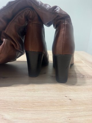 Botas altas Camila's piel marrones talla 39