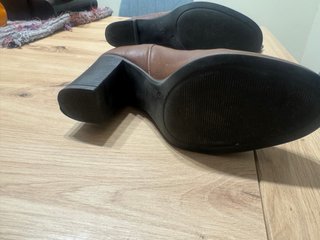 Botas altas Camila's piel marrones talla 39