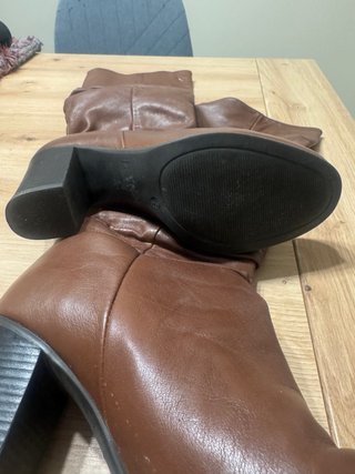 Botas altas Camila's piel marrones talla 39