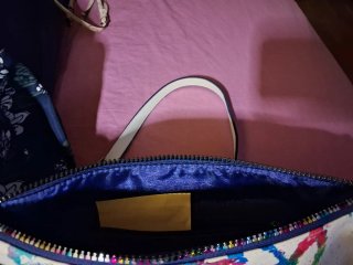 Bolso Desigual Multicolor y Blanco