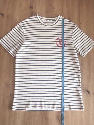 Camiseta Rayas Marineras Hombre XL Textura Froté