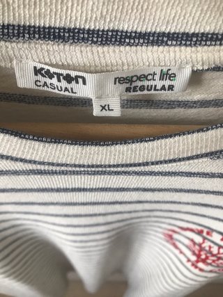 Camiseta Rayas Marineras Hombre XL Textura Froté