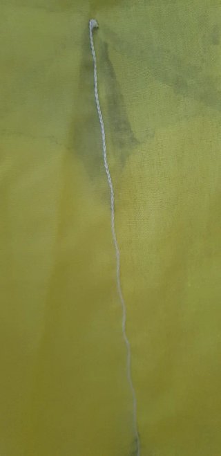 Caftán amarillo bordado talla única
