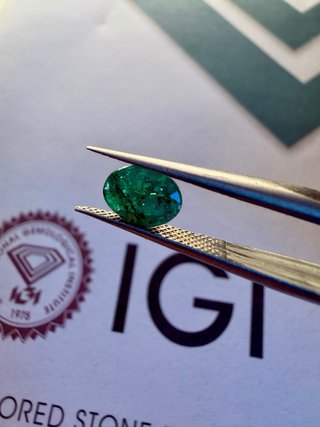 Esmeralda Natural 1.04ct Certificada IG