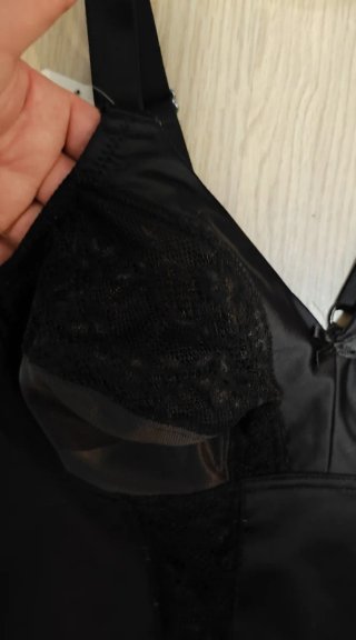 Body Faja Negro Encaje T/ 100B Farae