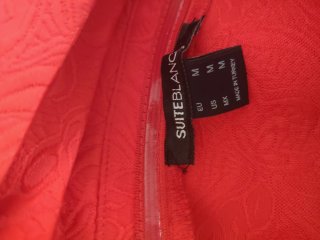 Vestido fiesta rojo Talla M