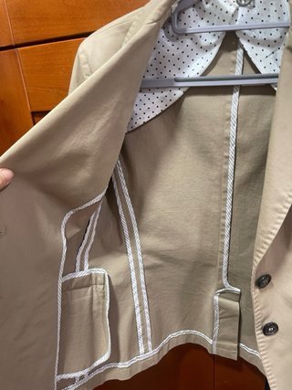 Americana entallada Marella beige