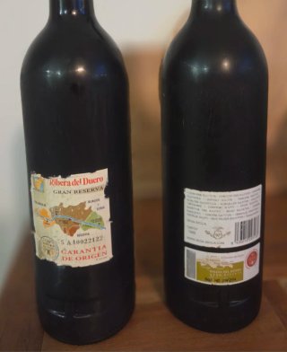 4 Bottiglie Vuote Vega Sicilia Único