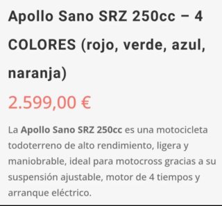 Moto Pit Bike 250