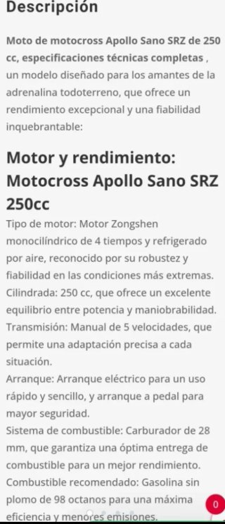 Moto Pit Bike 250