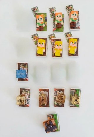 Figuras Minecraft Kinder Joy