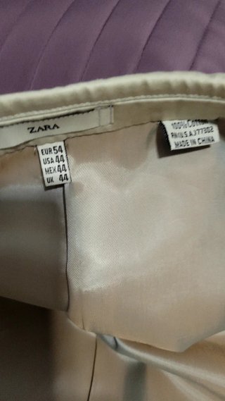 Traje de chaqueta Zara caballero beige