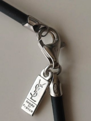 Collar Yves Saint Laurent Plata 925 Vintage