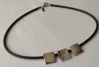 Collar Yves Saint Laurent Plata 925 Vintage