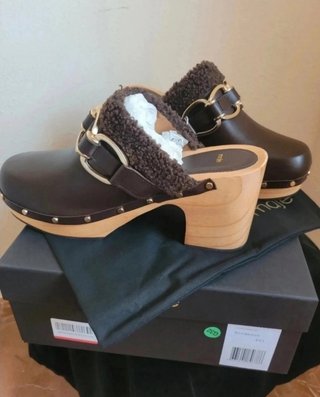 Mules / Zuecos Maje Talla 38 Marrón