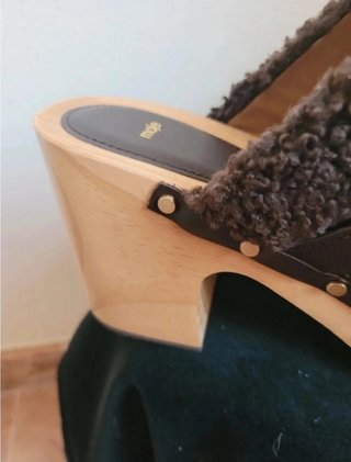 Mules / Zuecos Maje Talla 38 Marrón