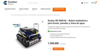 Robot Zodiac RF5200 IQ Inalámbrico Nuevo