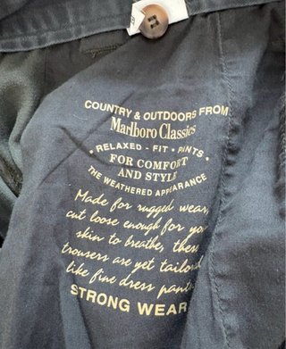 Pantaloni cargo Marlboro Classics grigio scuro