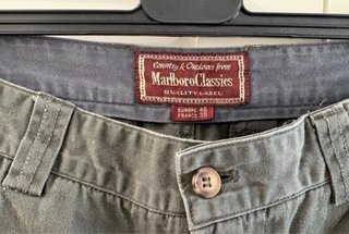 Pantaloni cargo Marlboro Classics grigio scuro