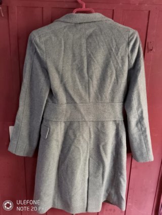 Chaleco Zara Gris Mujer