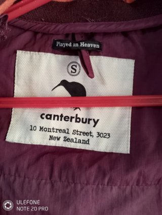 Chubasquero Canterbury Morado Talla S