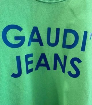 Felpa Gaudi Jeans uomo verde