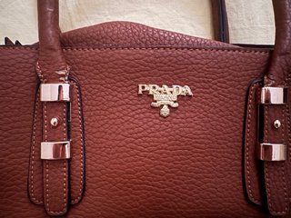 Borsa Prada Pelle Marrone Vintage Originale
