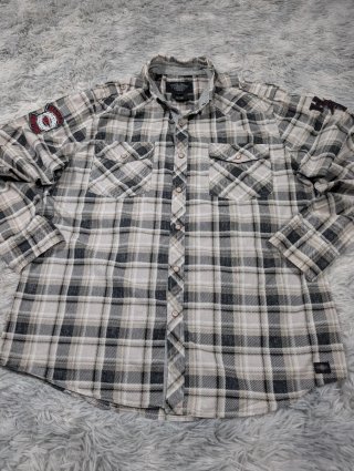 Harley Davidson Camisa Cuadros Western Vintage XL'