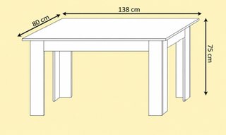 MESA COCINA O COMEDOR BLANCA Y 4 SILLAS  POLIPIEL