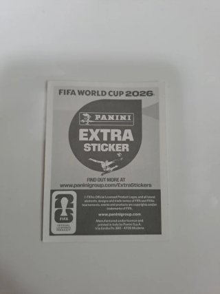 Cromo Extra Sticker Mundial 2026 Panini