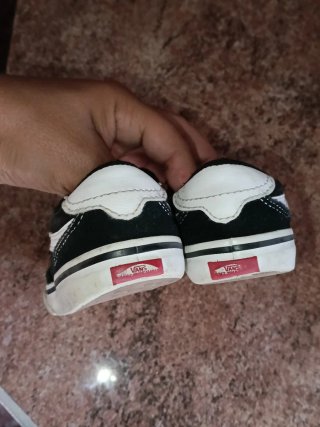 Vans niño negro velcro Número 26