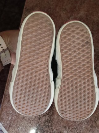 Vans niño negro velcro Número 26