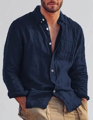 Camisa confeccionada 100% Algodón clásica
