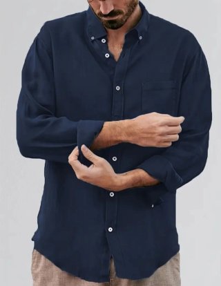 Camisa confeccionada 100% Algodón clásica