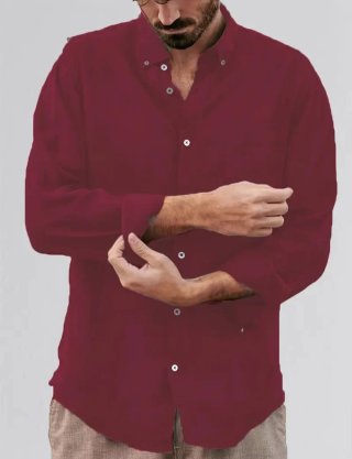 Camisa confeccionada 100% Algodón clásica