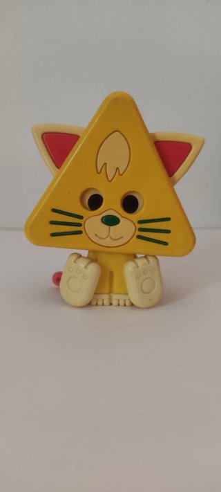 Giocattolo Tomy anni '80 Gatto Triangolo
