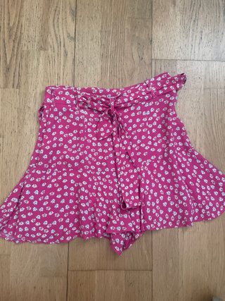 Falda pantalón corta floral