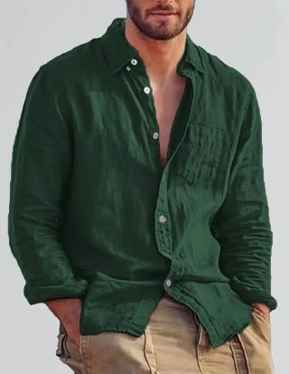 Camisa confeccionada 100% Algodón Clásica
