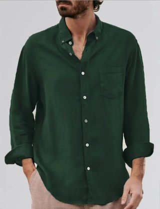 Camisa confeccionada 100% Algodón Clásica