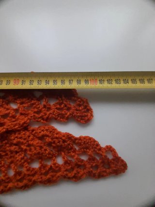 Chal tejido color caldera Talla M-L