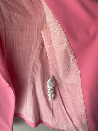 Americana Zara Rosa Mujer Talla S manga larga