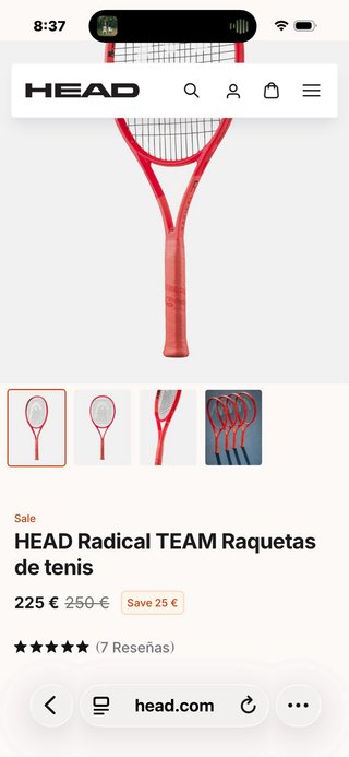 Raqueta Head Radical Team