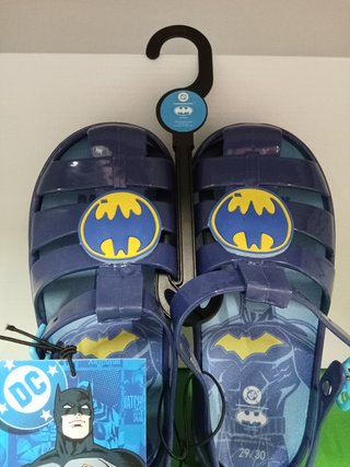 Ciabatte Batman Taglia 29/30 Blu e Giallo