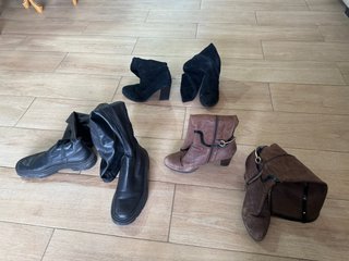 Lote 3 pares botas mujer Talla 41