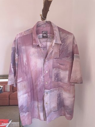 Camisa Vintage Talla M/L Estampada
