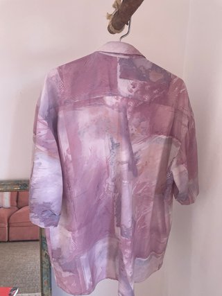 Camisa Vintage Talla M/L Estampada