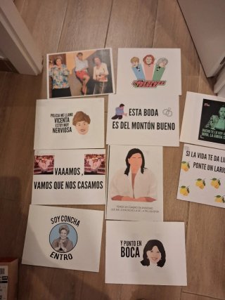 Carteles fotomatón Aquí no hay quien viva