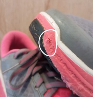 Zapatillas Hoka Gris y Rosa Talla 41