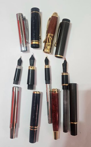 4 penne stilografiche da collezione